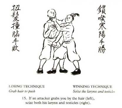 Figura de defensa personal del Bubishi 15