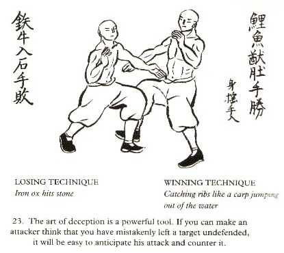 Figura de defensa personal del Bubishi 23