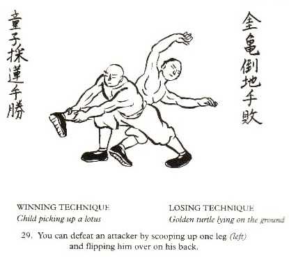 Figura de defensa personal del Bubishi 29