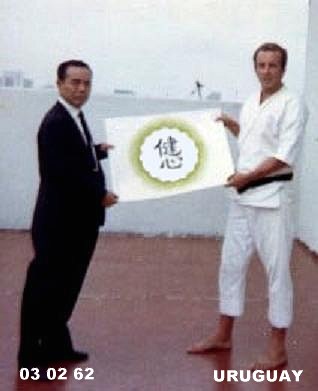 Sensei Akamine y Sensei Pa Chi